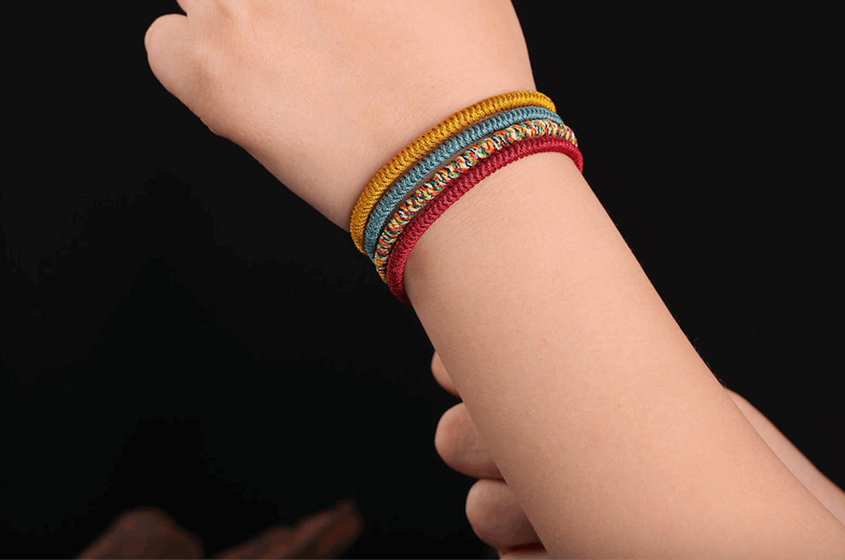 Adjustable Red String Protection Bracelet Buddhist Jewelry
