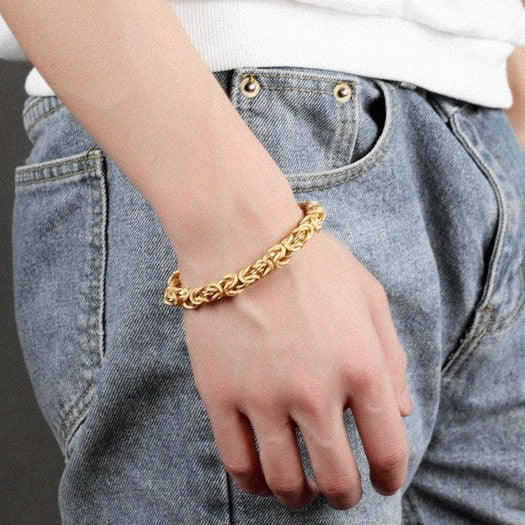 Gold Feng Shui Bracelet Men and Women for Good Fortune