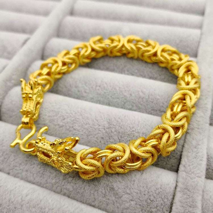 Chinese Dragon Lucky Charm Bracelet for Wealth and Protection