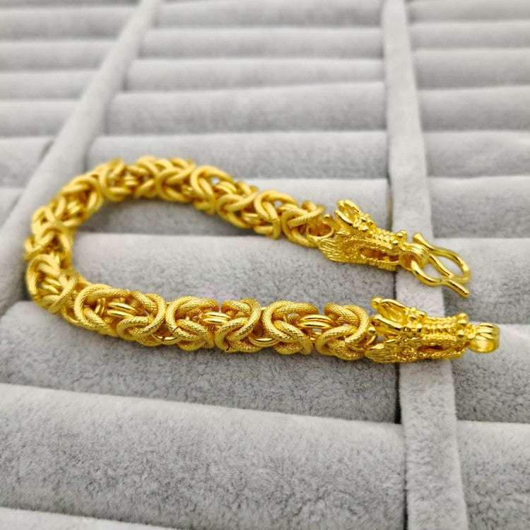 Chinese Dragon Lucky Charm Bracelet for Wealth and Protection