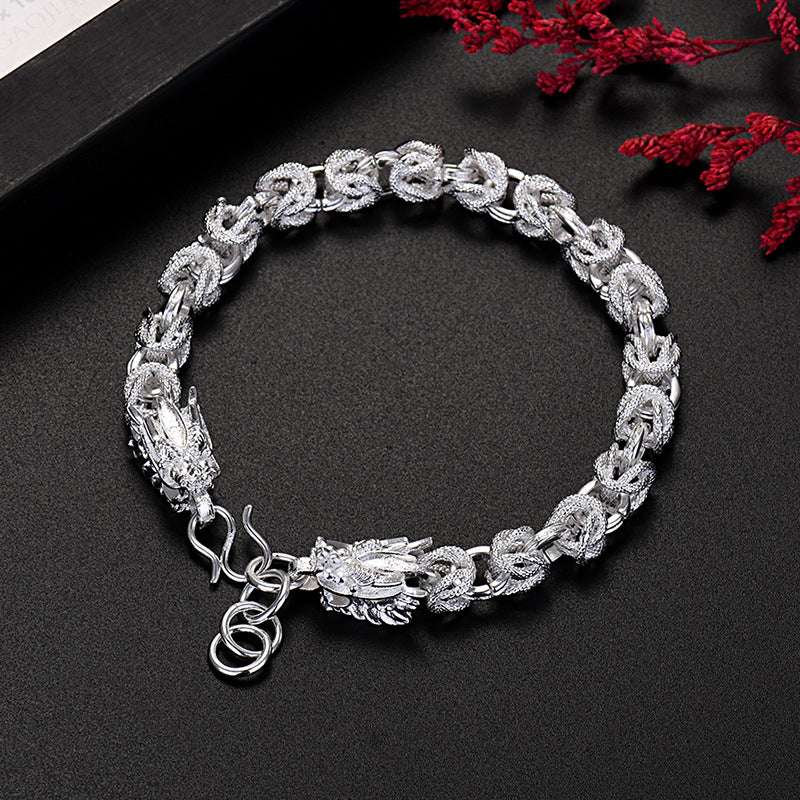 Chinese Dragon Lucky Charm Bracelet for Wealth and Protection