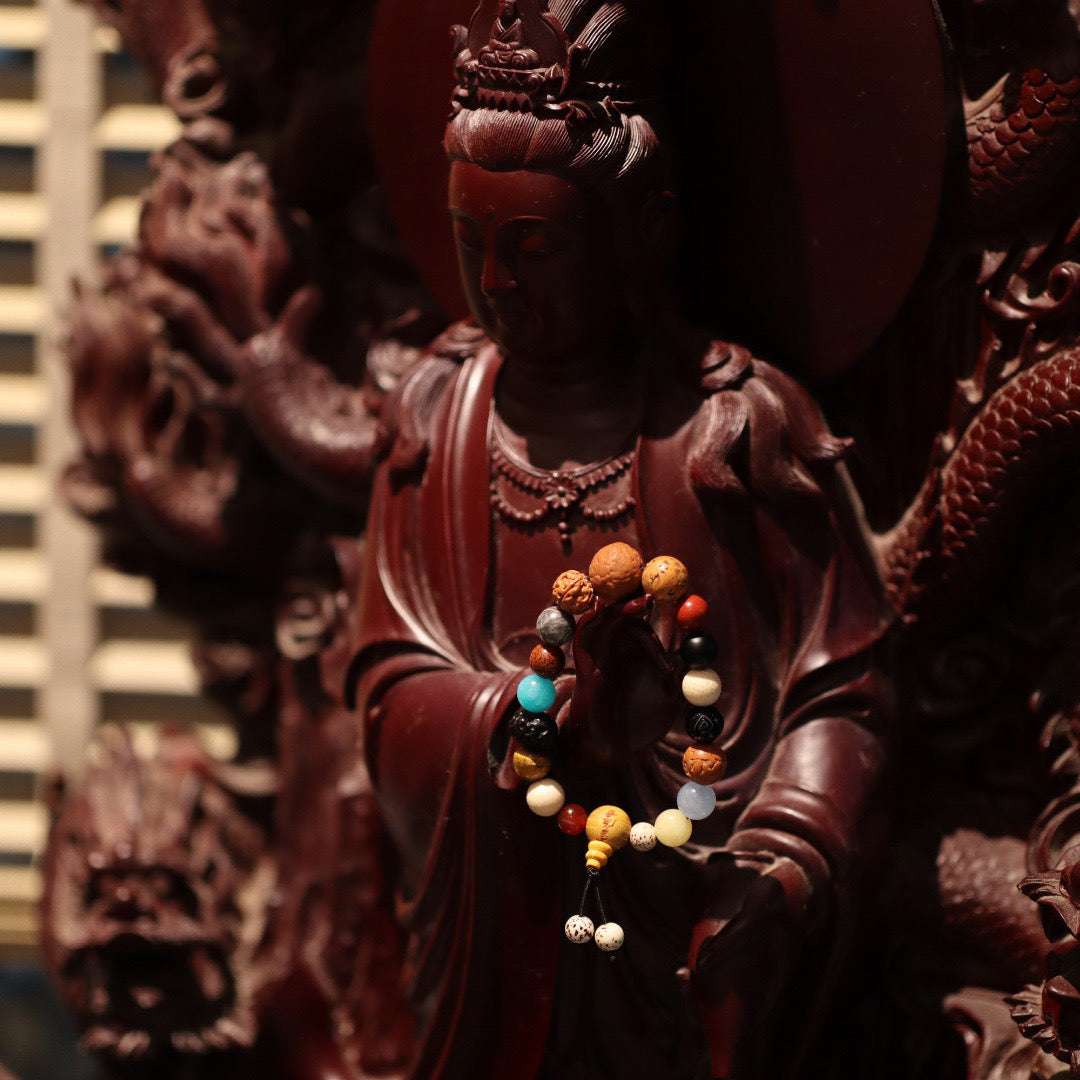 Tibetan Buddhist Bodhi Seed Bracelet for Prosperity and Protection