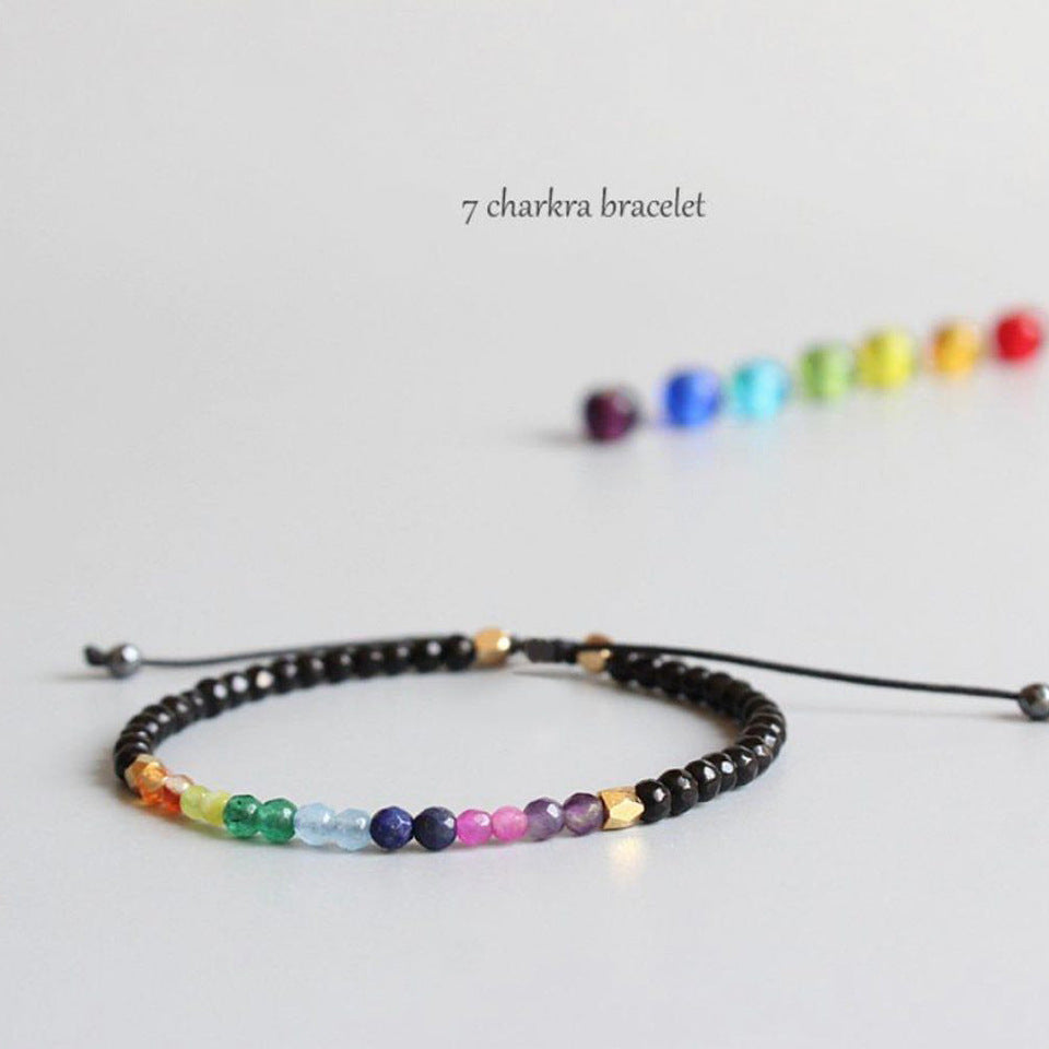 astrology and chakra gemstone bracelet for men and women