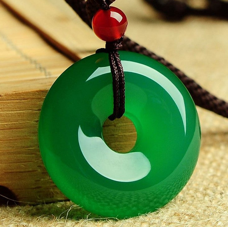 Healing Crystal Necklace for Calm and Prosperity