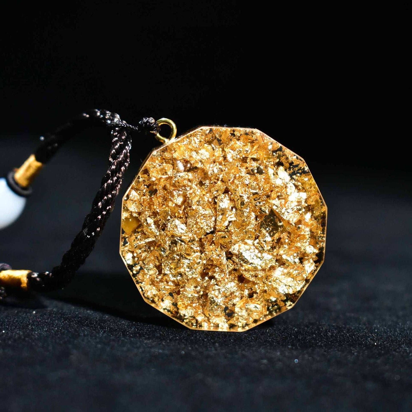 tigers eye protection jewelry with orgonite resin