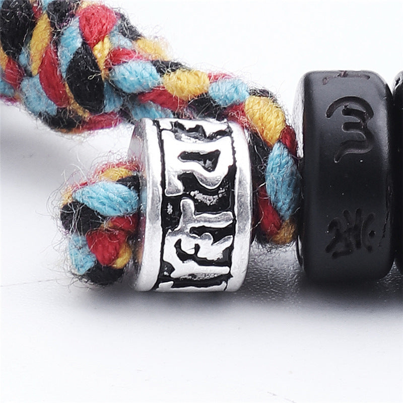 buddhist protection bracelet handmade coconut shell beads adjustable