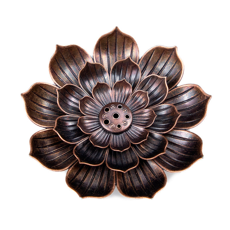 aromatherapy lotus incense burner for peace and mindfulness