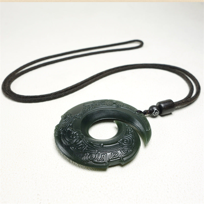 Hetian Jade Necklace gift box luxury gemstone jewelry USA