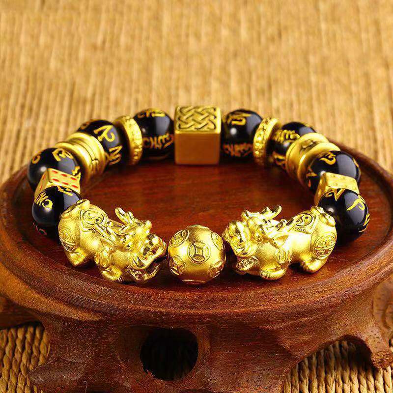 Money feng shui bracelet sales