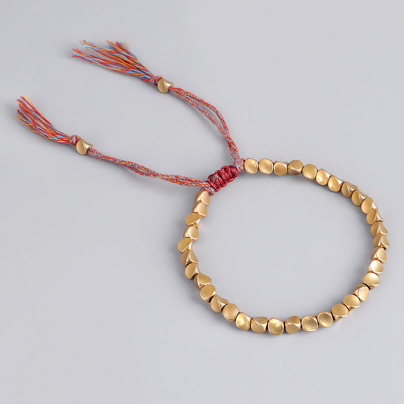Copper Healing Bracelet for Men and Women – Handmade Tibetan Design