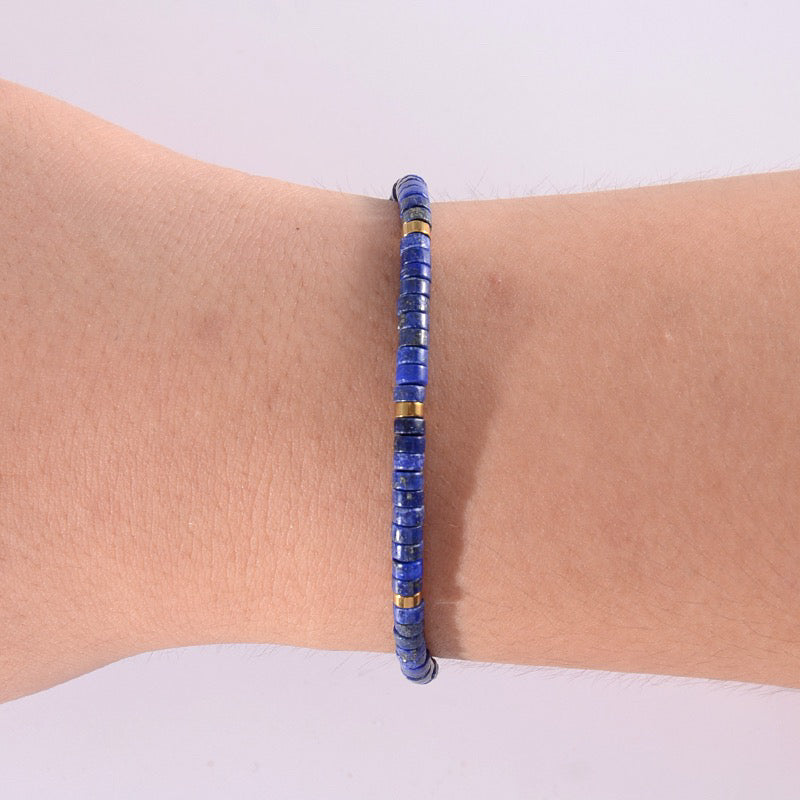 unisex lapis lazuli jewelry bracelet