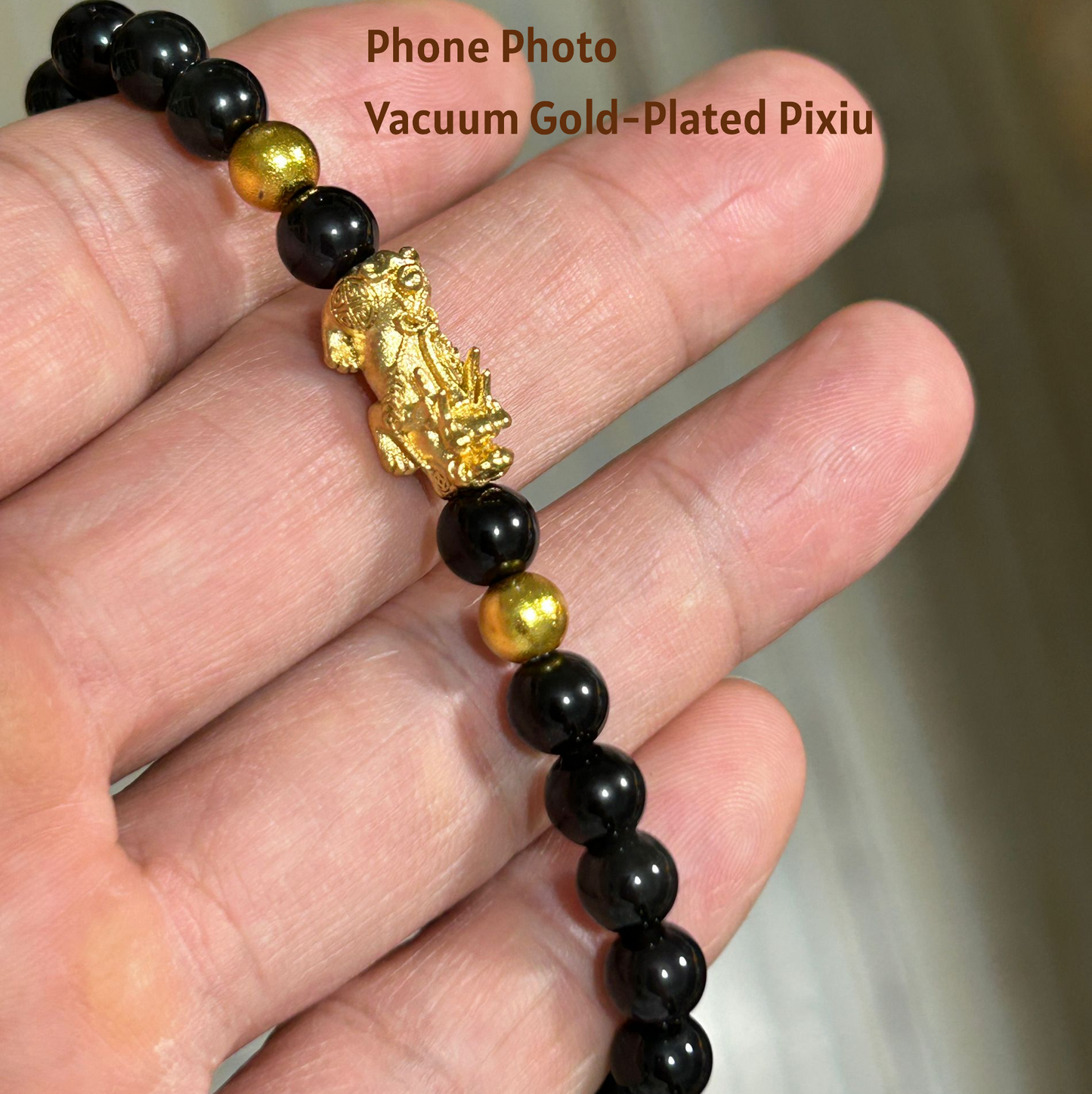 Wealth Protection Feng Shui Jewelry Black Obsidian Beads