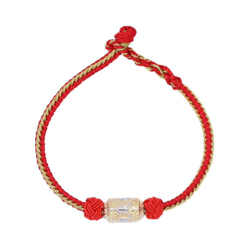 tibetan 925 silver mantra bracelet handmade for men and women