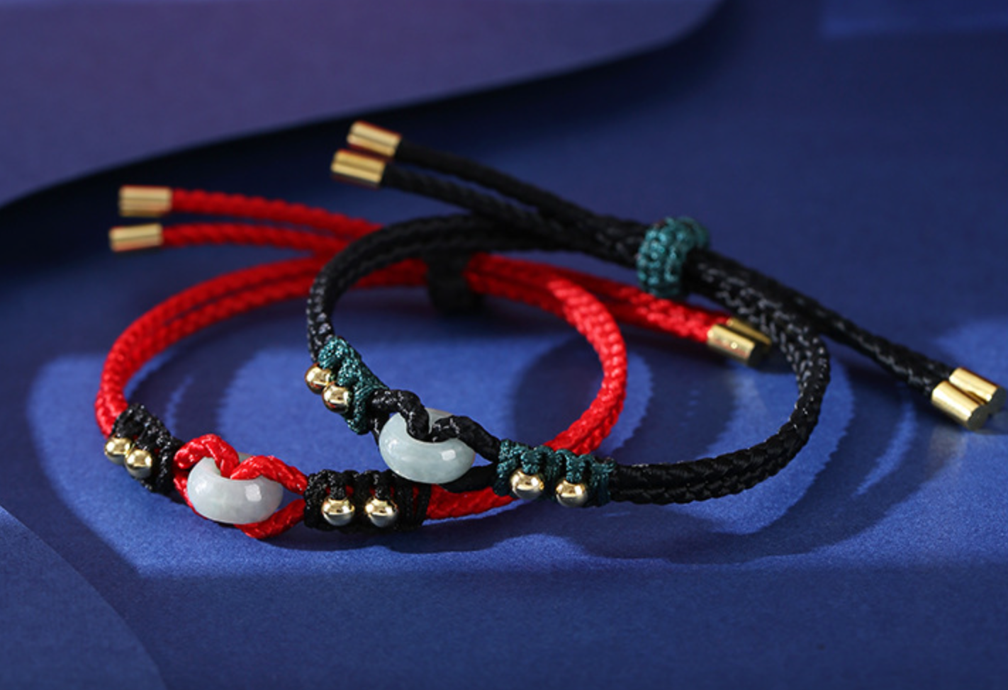 Adjustable Red String Jade Bracelet – Harmony, Good Fortune & Gift Jewelry
