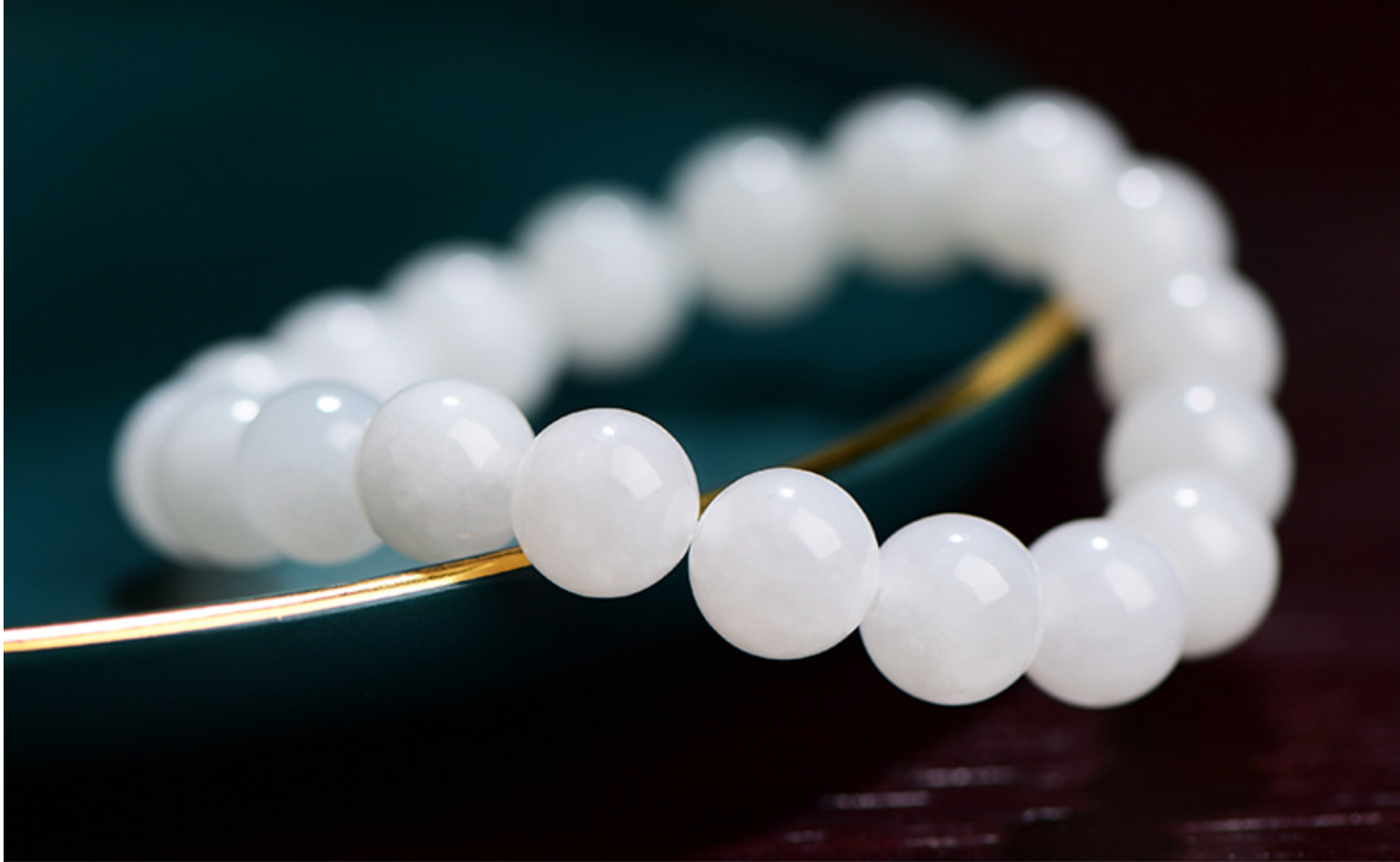 Luxury Natural Jade Bracelet for Harmony, Clarity & Balance