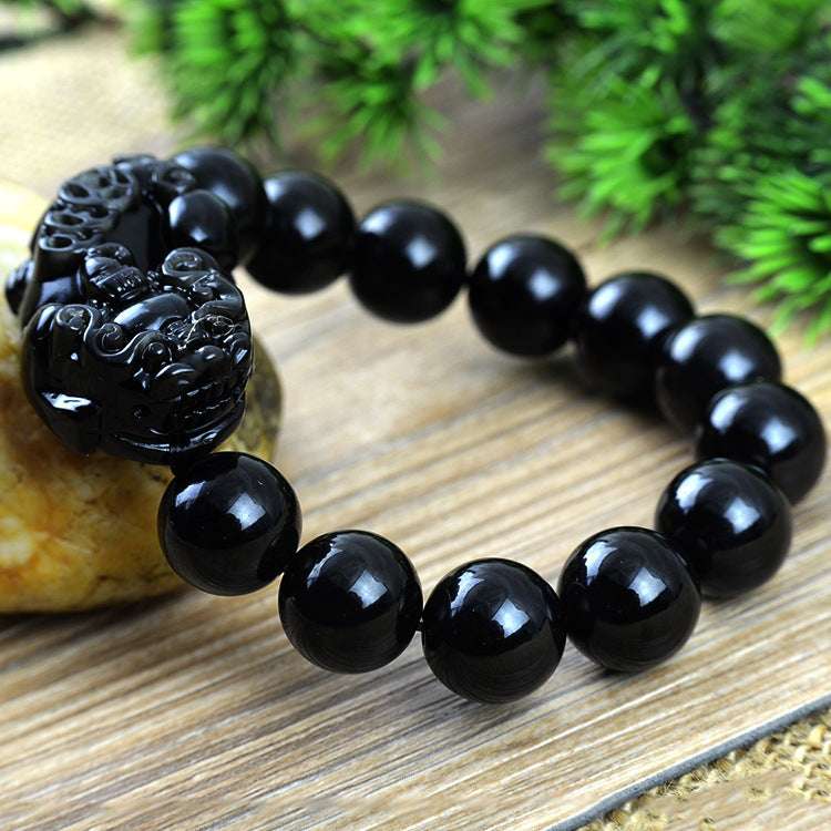 Black Obsidian Pixiu Bracelet