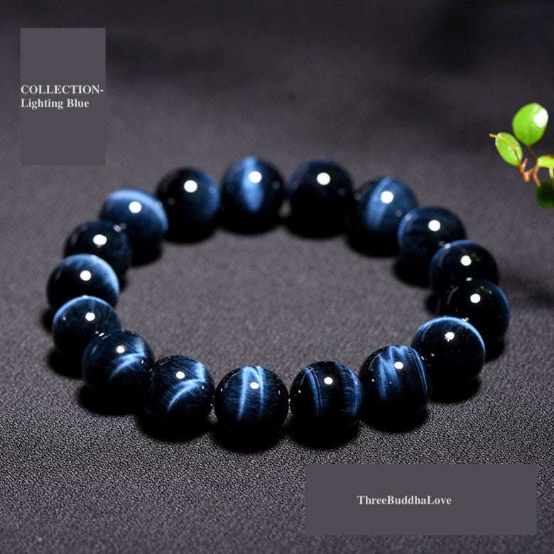Lightning Blue Tiger's Eye Bracelet