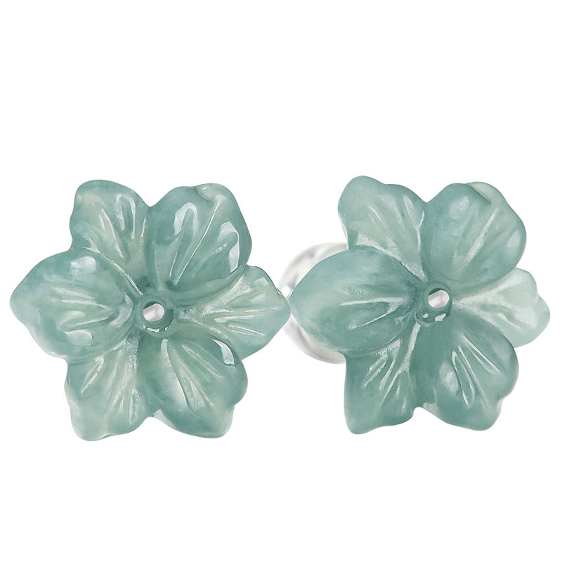 Authentic Jadeite Jade Blue Water Earrings – Luxury Gift Jewelry