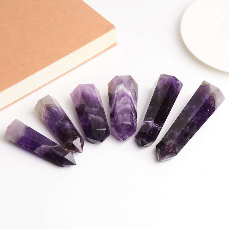 Natural Amethyst Crystal Point – Healing Stone for Protection & Calm