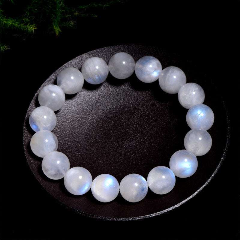 healing crystal moonstone bracelet natural gemstone jewelry