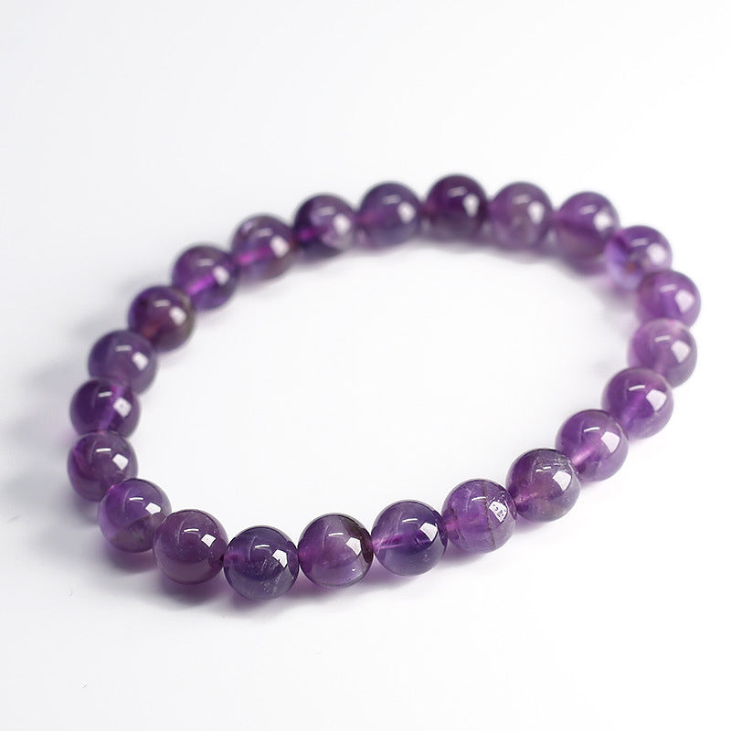 Natural Amethyst Healing Bracelet for Protection & Calm