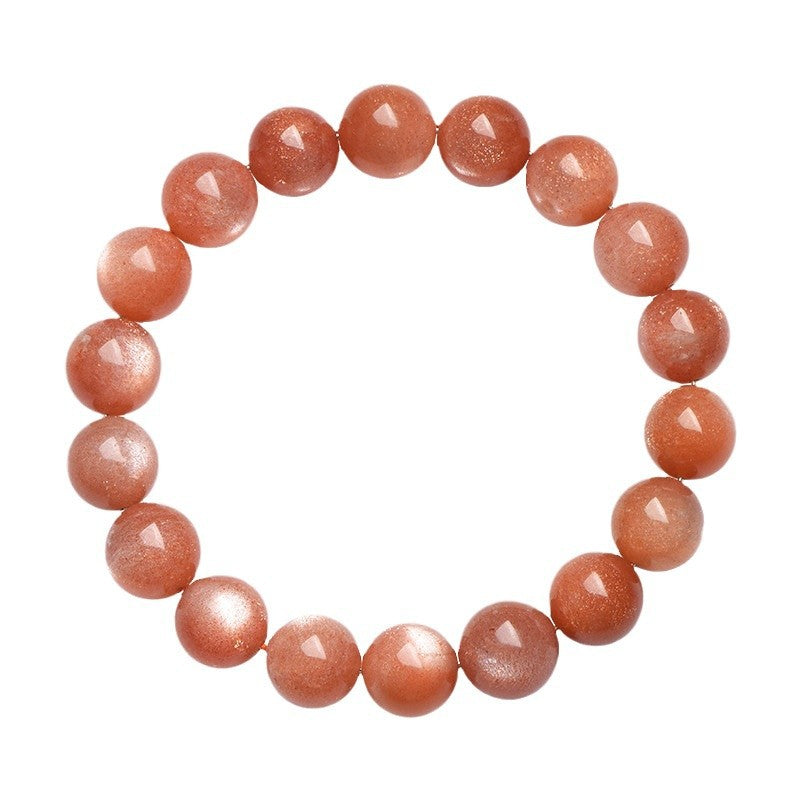 7A Golden Sand Orange Moonstone Bracelet – Shimmering Healing Gemstone Jewelry