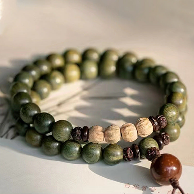 Natural Sandalwood Mala for Serenity