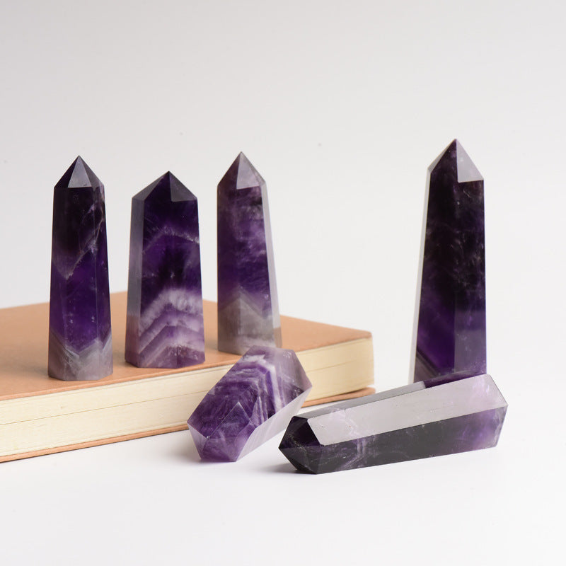 Natural Amethyst Crystal Point – Healing Stone for Protection & Calm