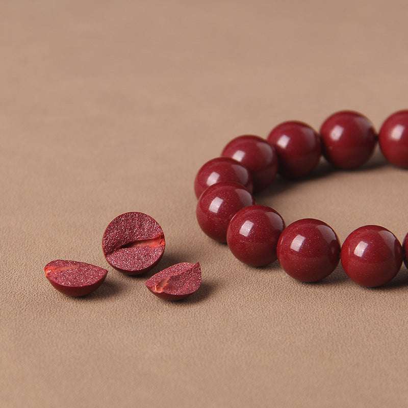 High Content Cinnabar Bracelet – 90% Pure Red Beads Feng Shui Jewelry