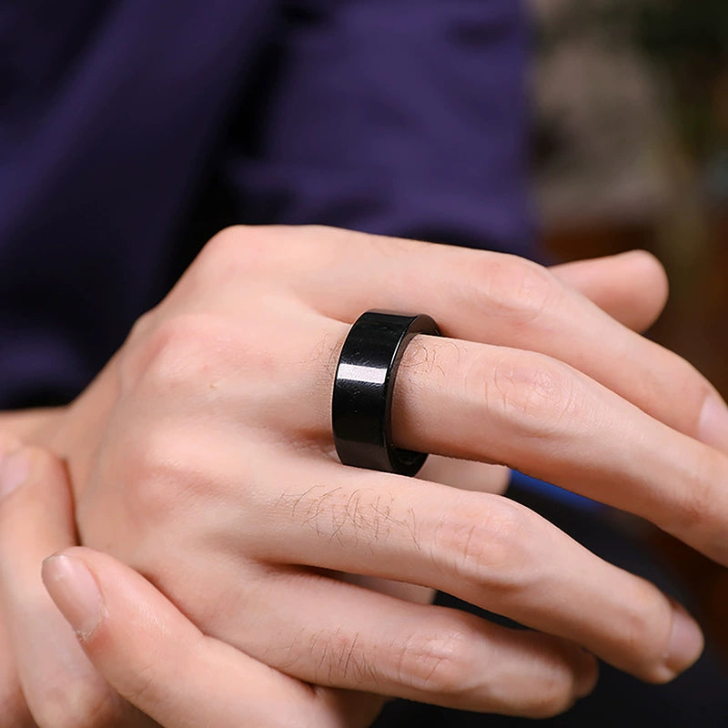 certified-natural-grade-A-black-jadeite-jade-ring-for-men-luxury-band
