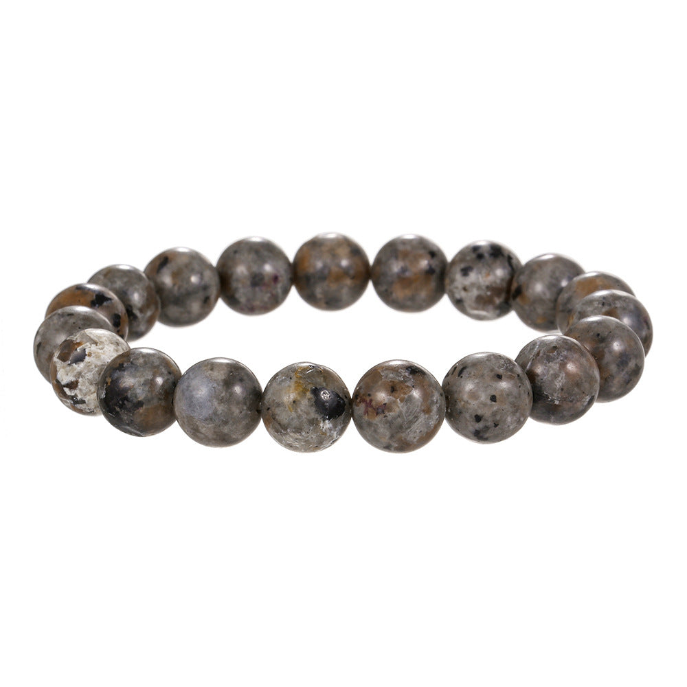Natural Flame Stone Bracelet – UV Reactive Super Flame Pattern Crystal for Energy