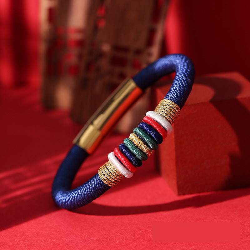 feng shui 5 elements knots bracelet handmade buddhist lucky charm