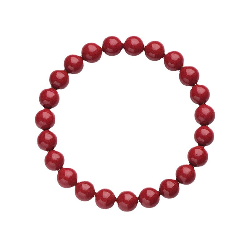 High Content Cinnabar Bracelet – 90% Pure Red Beads Feng Shui Jewelry