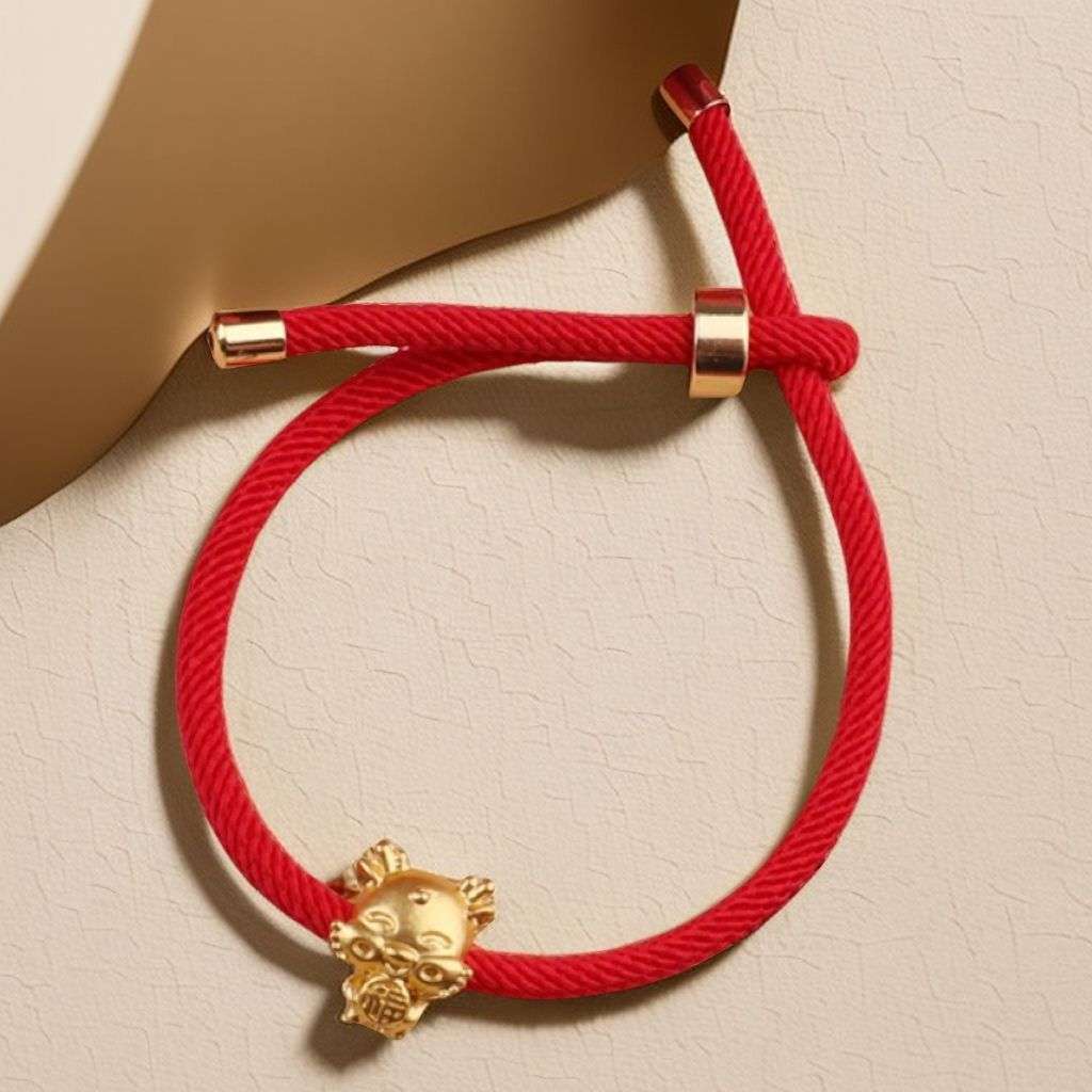 Lucky Bracelet with Dragon Charm
