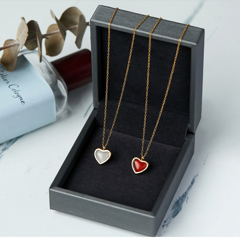 Red Carnelian Crystal Necklace for Women – Chakra Energy Jewelry