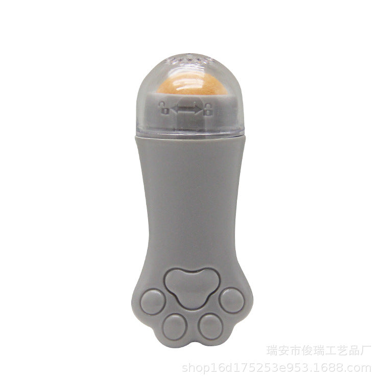 Natural Rose Quartz & Lava Stone Facial Roller – Oil Control & Skin Calming