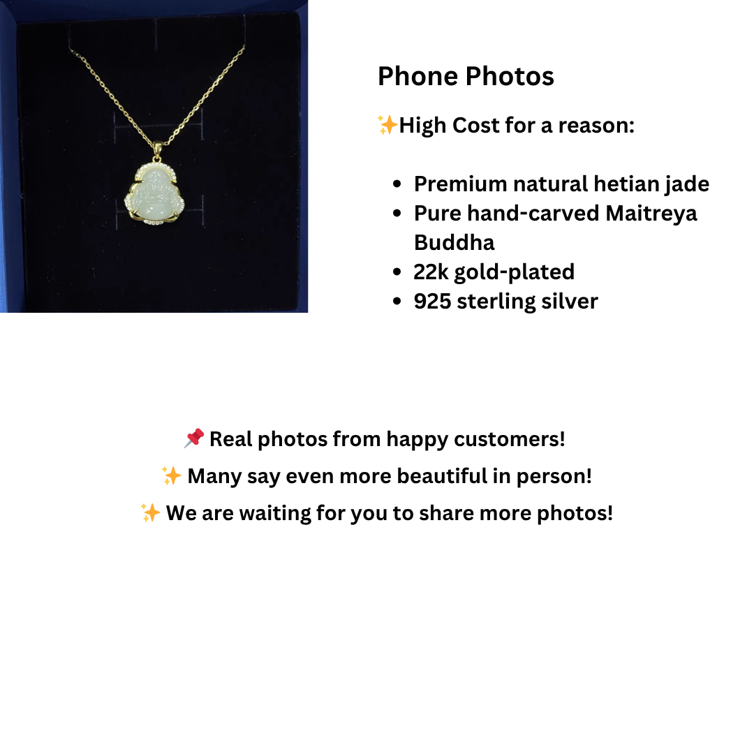 wealth protection buddha pendant necklace hetian jade symbol success