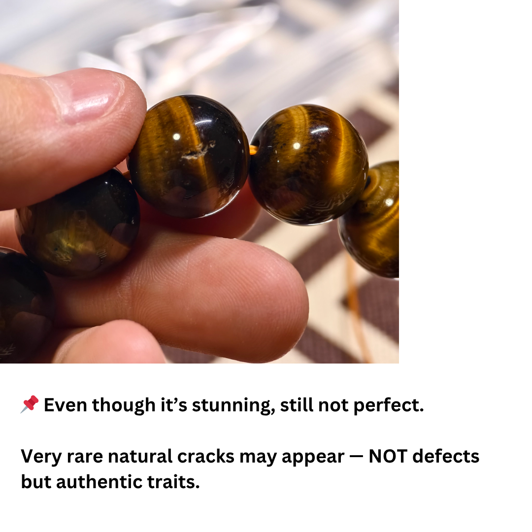 Polished Gold Tiger’s Eye Bracelet – Collection Grade Gemstone