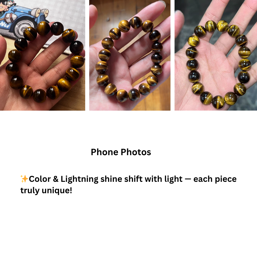 Handcrafted Tiger’s Eye Energy Bracelet – Luxury Gift for Strength