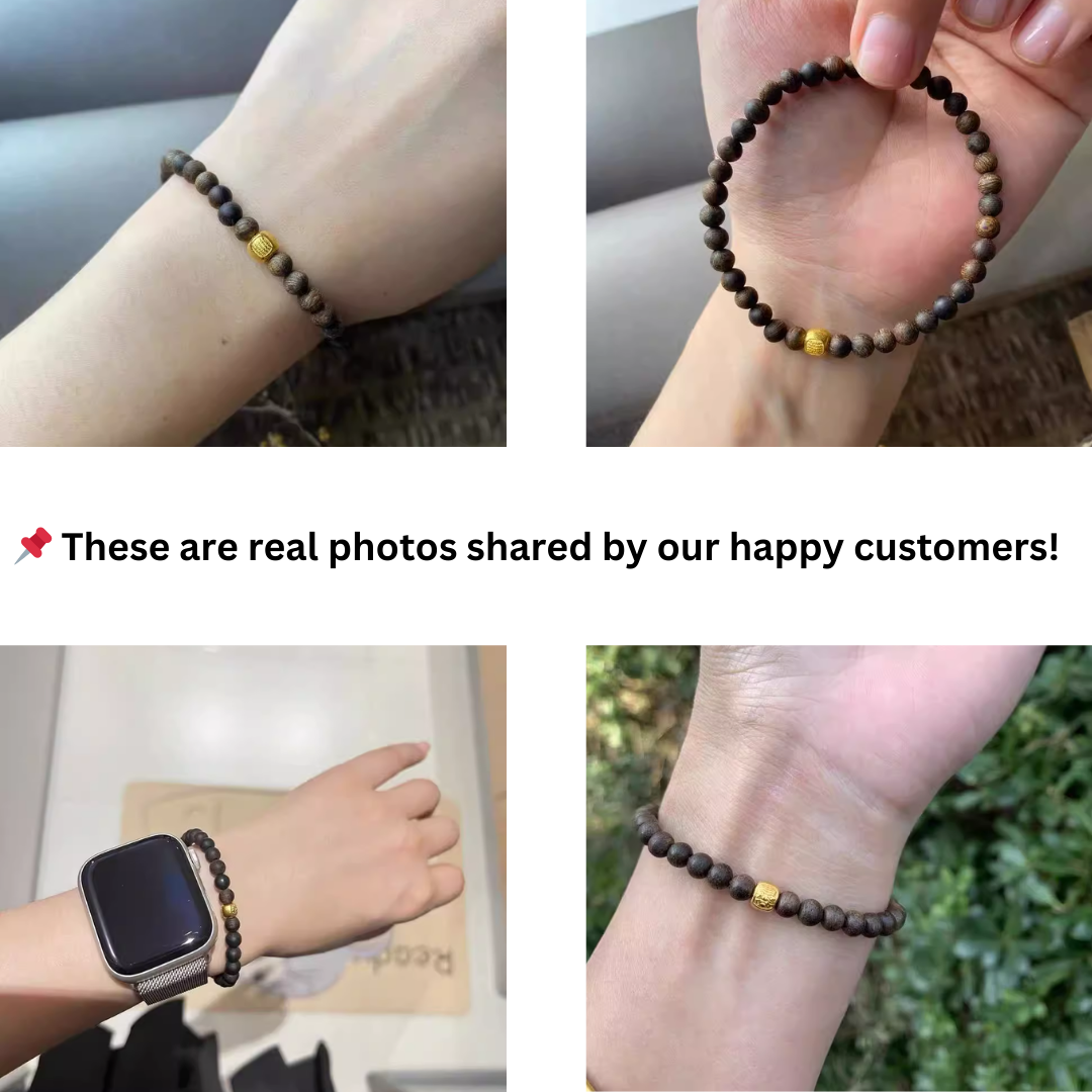 Unisex Calming Bracelet – Natural Wood Jewelry