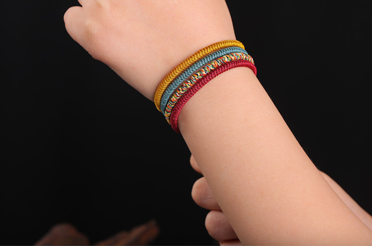 Handmade Tibetan Buddhist Bracelet - Good Luck & Protection