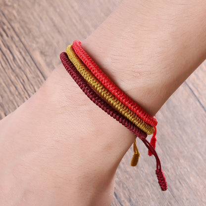 Handmade Tibetan Buddhist Bracelet - Good Luck & Protection