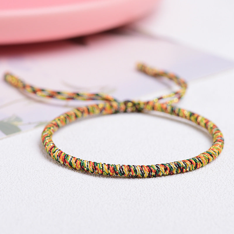 Handmade Tibetan Buddhist Bracelet - Good Luck & Protection