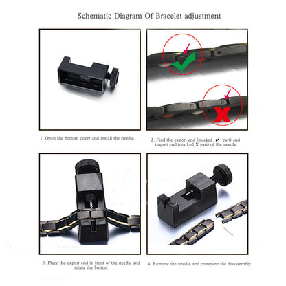 Germanium Titanium Magnetic Bracelet – 4-in-1 Anti-Radiation & Fatigue Relief