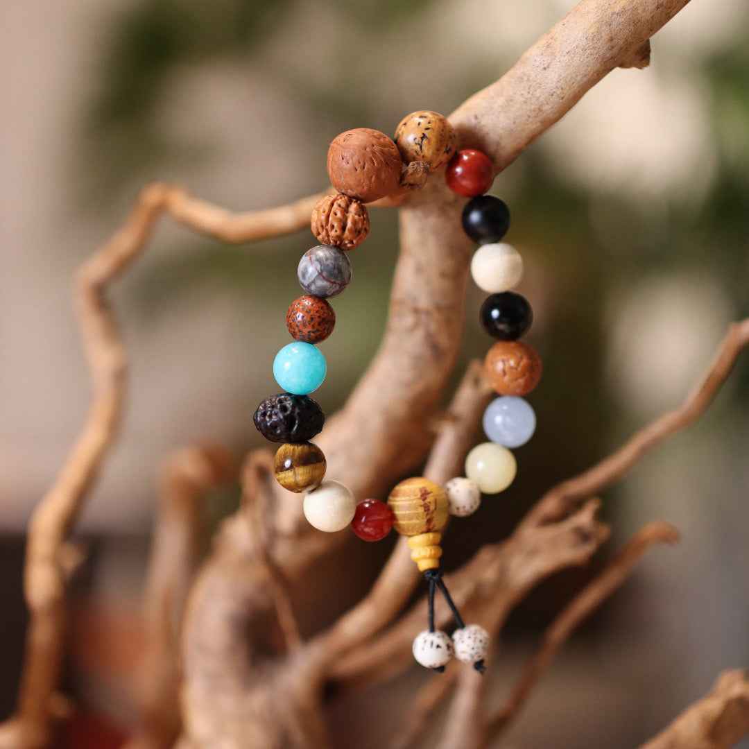 18 Beads Buddha Bodhi Seed Bracelet - Success in All Aspects of Life