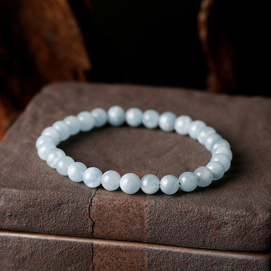 Blue Aquamarine Bracelet -Calming & Soothing