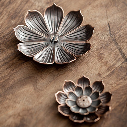 aromatherapy lotus incense burner for peace and mindfulness