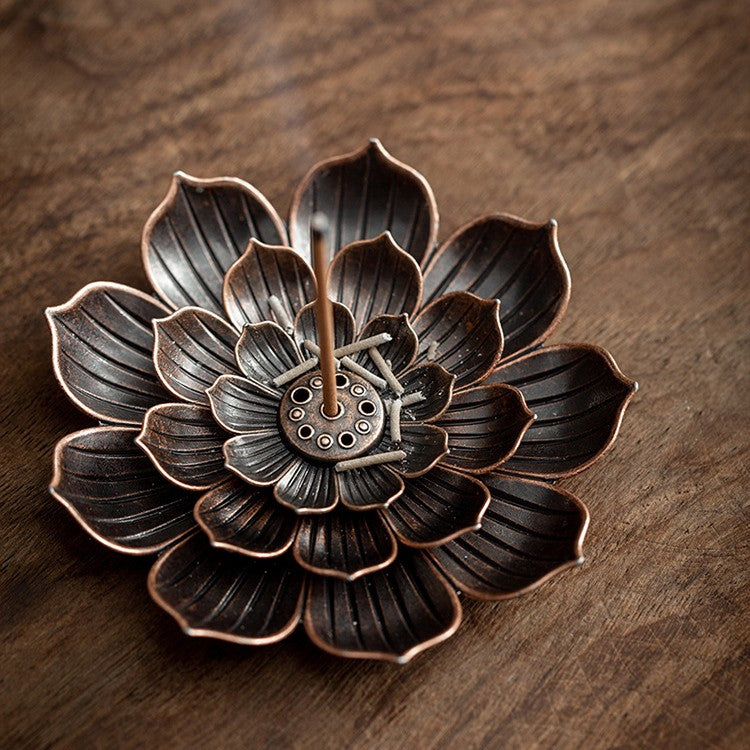 lotus flower incense holder for relaxation and calm