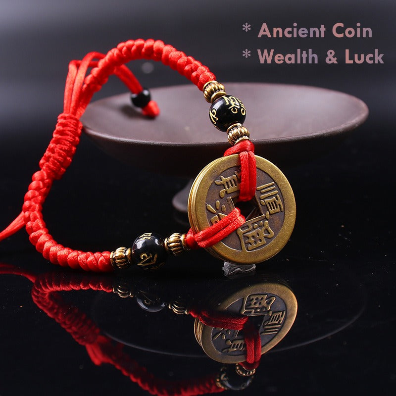 feng shui red string bracelet for wealth and protection