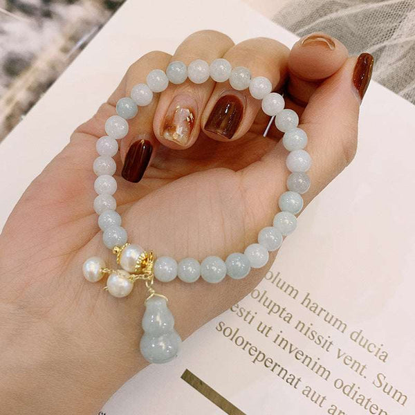 healing lavender jade bracelet